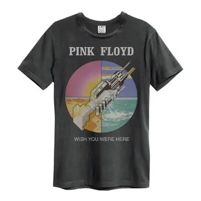 Buy Amplified Unisex Adult Wish You Were Here Pink Floyd T-Shirt GD876 • 27.59£