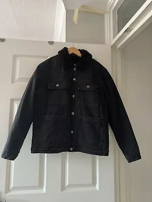 Buy Women’s ASOS Black Denim Jacket Size 10 • 4.99£