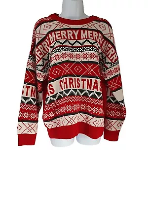 Buy Tezenis Christmas Jumper Merry Christmas Festive Sweater Size Extra Large XL 46  • 12.50£