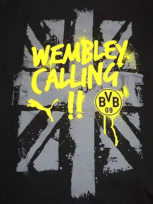 Buy Puma BVB Borussia Dortmund T-Shirt Wembley Calling Size M Champions League Final • 54.57£
