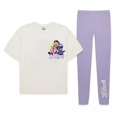 Buy Character Kids Lilo And Stitch Back Print T-Shirt Legging Set Clothing Sets • 14.99£