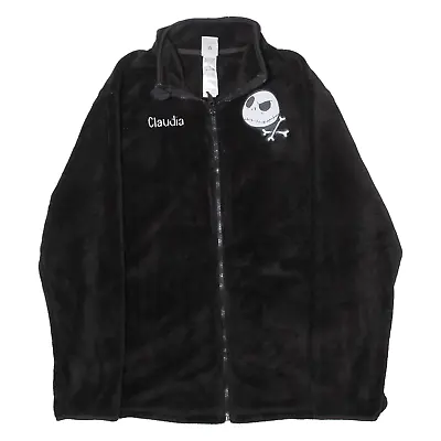 Buy DISNEY Nightmare Before Christmas Womens Fleece Jacket Black L • 23.99£