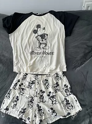 Buy Ladies SIZE 18 Mickey Mouse Pyjamas * Top & Shorts Set * Cute Disney Nighwear • 9.99£