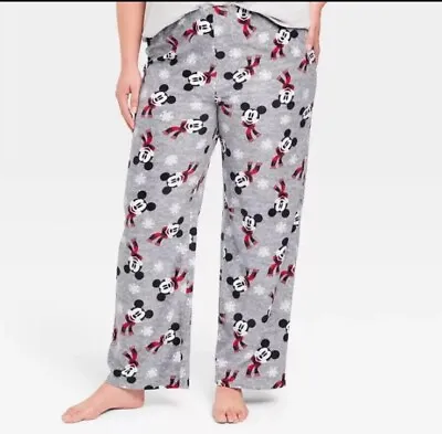 Buy Women’s Size 3X Mickey Mouse Fleece Family Matching Pajama Pants • 10.56£