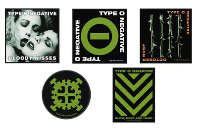 Buy Type O Negative - Official Patches (October Rust/Bloody Kisses/Symbols/Gears) • 3£