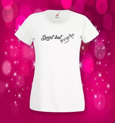 Buy Ladies T-Shirt Sweet But Psycho Summer Fun Crazy Women • 9.99£