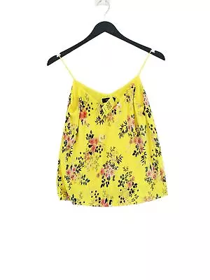 Buy New Look Women's T-Shirt UK 8 Yellow 100% Polyester Camisole • 8£
