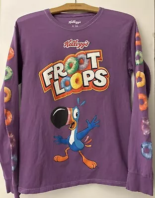 Buy Kelloggs Fruit Loops Graphic Shirt Womens Size S Bust 34 Inches Preowned EUC • 14.22£