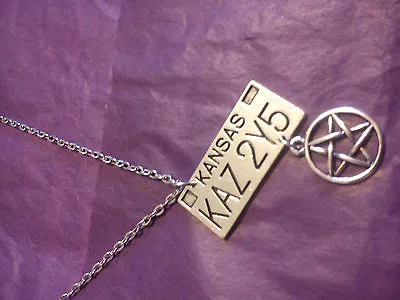Buy Supernatural Inspired Number Plate And Pentagram Necklace • 9.99£
