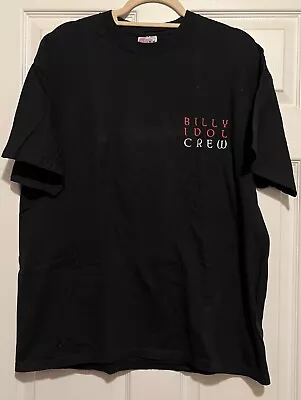 Buy Billy Idol - Kiss The Skull RARE Promo Local Crew T-shirt • 14.21£