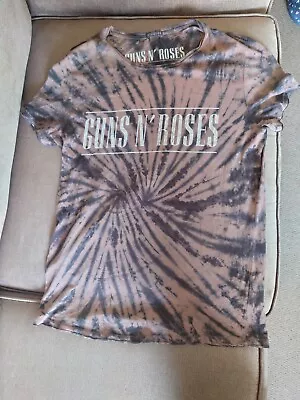 Buy Guns And Roses Tie Dye T-shirt Uk Size Medium 2017 Of The 1988 Tour • 30£