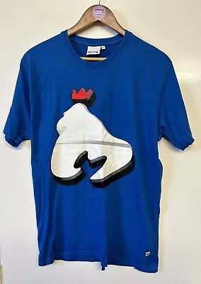 Buy MONEY Men’s Blue Round Neck T-Shirt & Front Print UK Size Large 100% Cotton • 6.50£