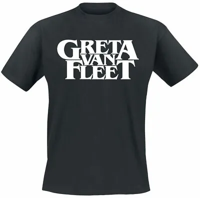 Buy Official Greta Van Fleet Logo Mens Black T Shirt Greta Van Fleet Classic Tee • 16.95£