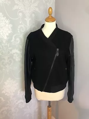 Buy Ladies ￼Dr Martens Wool & Leather Jacket Medium • 20£