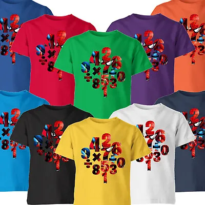 Buy Unique Number Day Learning With Style Mathematical Apparel School T-Shirt #ND14 • 6.99£