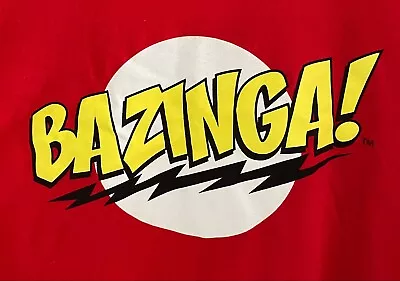Buy New Official Mens Bazinga Big Bang Theory T Shirt Size L 2xl Xxl • 6.99£
