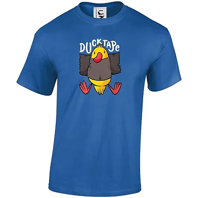 Buy Cute Duck Funny Pun Tshirt Ducktape T-shirt Top Adults Teens & Kids Sizes • 12.99£