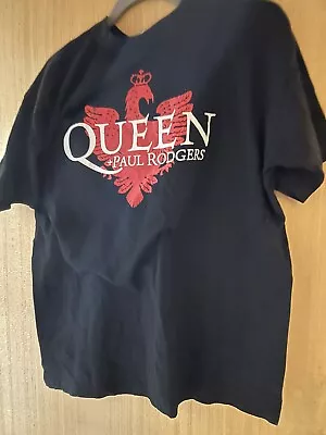 Buy Queen + Paul Rodgers Ukraine Official Tour T Shirt Rare New Mint  Large • 16.95£