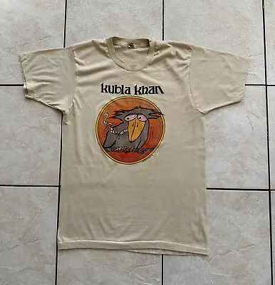 Buy Screen Stars Kubla Khan Anderson Studios Print Single Stitch T-Shirt 1981 USA • 18£