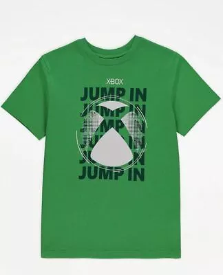 Buy Boys Girls Xbox T Shirt Top Jump In Gamer Gaming Tshirt Age 6 - 7 Years • 6.75£