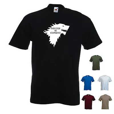 Buy 'Winter Is Coming'. Game Of Thrones / House Stark. Mens T-shirt. S-XXL • 11.69£