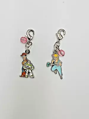 Buy Disney Toy Story Buzz Woody Bopeep Charm Clip Charmed In The Park SET OF 2 NEW • 13.92£