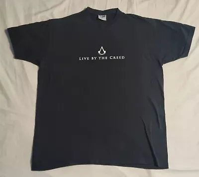 Buy Assassins Creed II Official Video Game Promo T Shirt Black Size L • 34.99£