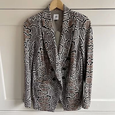 Buy Cabi Snake Print Size 12 Fitted Jacket With Stretch  • 25£