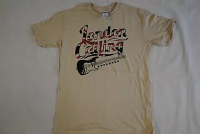 Buy London Calling Union Jack Flag Logo Guitar T Shirt New Official • 6.99£