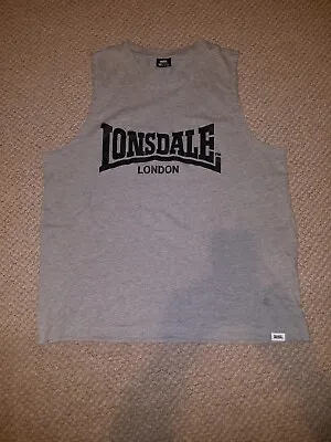 Buy Lonsdale LONDON Sleeveless Muscle Gym Top Tank Sports Shirt Mens  XL New(other • 8£