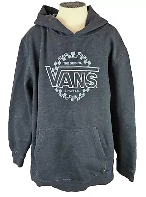 Buy Vans Off The Wall Hoodie Youth Boys Size XL Gray Pullover Center Logo • 11.05£