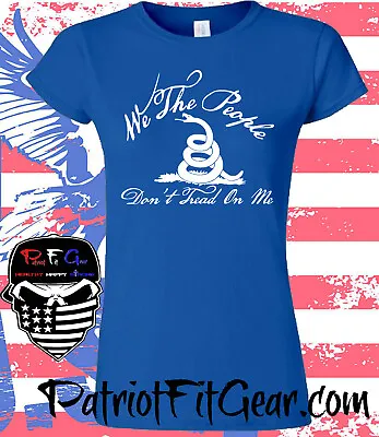 Buy Womens T-shirt,Dont Tread On Me,We The People,Snake,Live Free Or Die,Gadsden,2A • 17.91£