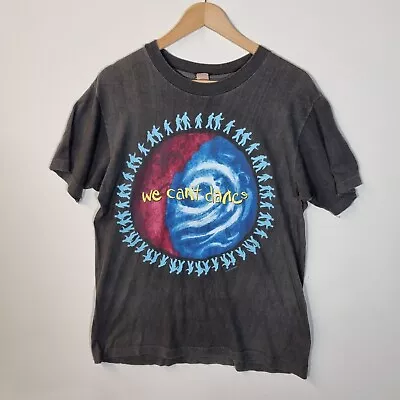 Buy Vintage Genesis We Can't Dance UK Tour T-Shirt Mens Size Large Black 1992 Band • 34.99£