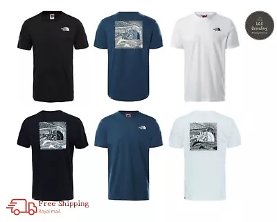 Buy The North Face TNF Men's T-Shirt Celebration Crew-Neck Casual Wear Cotton Tee • 16.99£