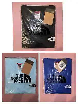 Buy The North Face T-Shirt Men Logo Short Sleeved Tee Cotton Crew Top UK SELLER SALE • 13.99£