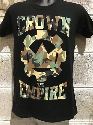 Buy Men's Ex Store Black Crown The Empire T Shirts   • 2.99£