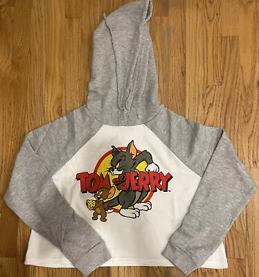 Buy Hanna Barbera TOM AND JERRY Hoodie White/grey MULTICOLOR Size XL • 27.40£