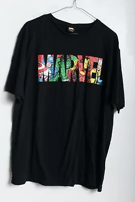 Buy George Marvel Tshirt - Black - Size XL Extra Large (94i) • 3.49£