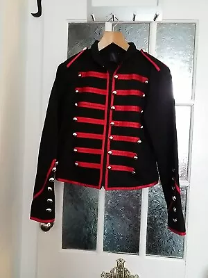 Buy Banned Mens Military Drummer Gothic Size Small Jacket • 60£