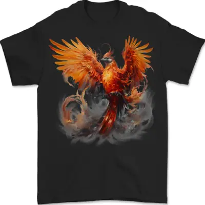 Buy A Fantasy Phoenix Mens T-Shirt 100% Cotton • 8.49£