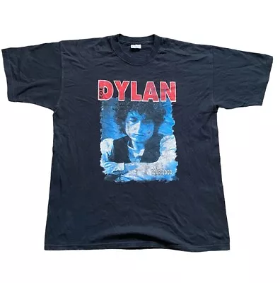 Buy BOB DYLAN Vintage 2000 European Tour T Shirt Black XL Folk Blues Neil Young LP • 69.99£