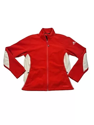 Buy Vaude Women’s  Red Wind Proof Pro Full Zip Jacket - Size 42 • 29.99£