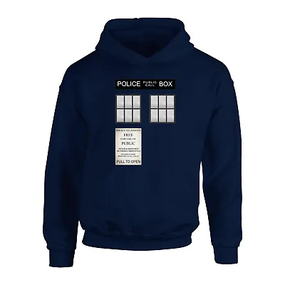 Buy Childrens Police Box Doctor Style HOODIE Fanmade Merchandise Who Inspired KIDS • 22.95£