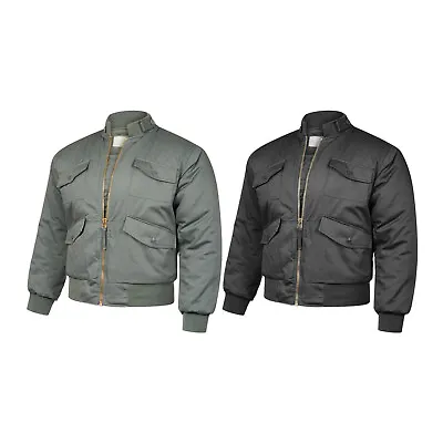 Buy Flight Jacket Air Force Flying Padded Insulated Quilted Winter Work Cargo Bomber • 50.99£