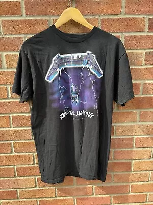 Buy Metallica Ride The Lightning T-Shirt  Heavy Metal Tee Official XL Mens • 19.99£