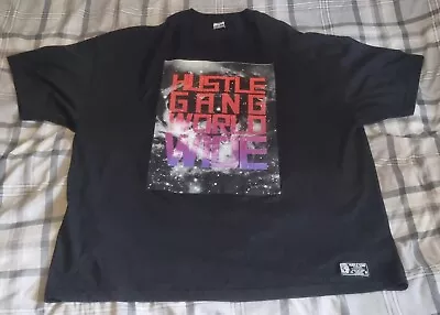 Buy Hustle Gang Of America Men's Black T-shirt  UK Size 4XL • 10£