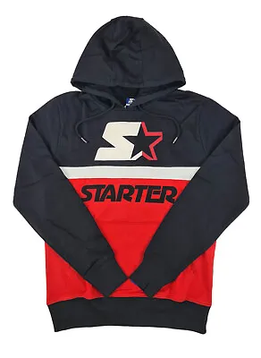 Buy Starter Men's Designer American Urban Sportwears Cotton Hoodie, Black, Red • 29.99£