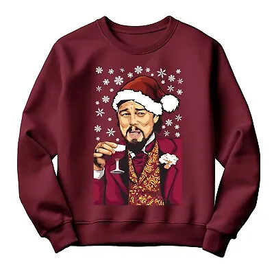 Buy Leonardo DiCaprio Meme Festive Funny Christmas Jumper Cosy Holiday Sweater • 19.99£