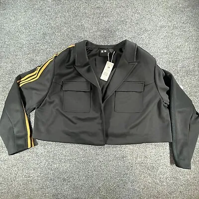 Buy Adidas X Ivy Park Womens Jacket 3X Black IVP Crop Suit Jacket • 96.37£