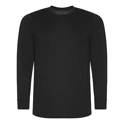 Buy Mens Work Long Sleeve T-Shirt Crew Neck Shirt Uniform Workwear Wear Top Tee RTX • 8.25£